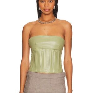 superdown Olive Strapless Women's Top